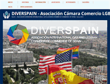 Tablet Screenshot of diverspain.org
